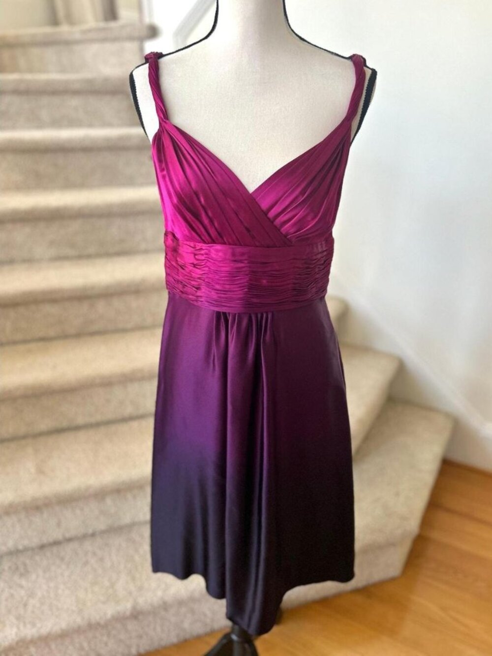 ANN TAYLOR Silk Dress NWT Ombre Size 12
